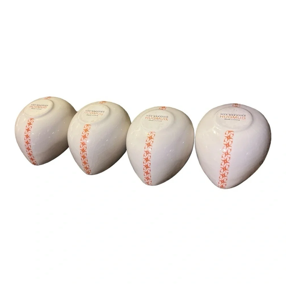 4 Hug mugs by Max Brenner Ceramic EUC